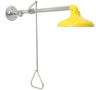 Estación de ducha de emergencia de seguridad con cabezal de montaje horizontal, puede combinar con la estación de lavado de ojos de 75.7 l/min flujo de agua de suministro horizontal