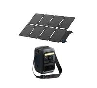 Estación de energía Anker Solix C300X 288Wh 1 puerto AC 300W Batería LiFePO4 Panel solar PS100X