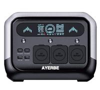 Estación de Energía AY-512 Wh / 700 W con Batería LFP, Salidas AC/DC/USB, Carga Solar, para Camping, Emergencias, Uso Profesional
