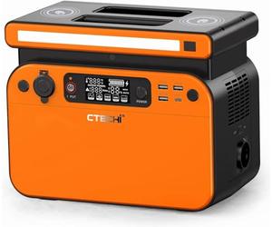 Estación de energía CTECHi GT500 518Wh 500W - 1000W Generador de energía solar LifePO4 con batería para acampada