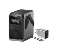 Estación de energía ECOFLOW Trail 300 DC, baterías LiFePO4 288 Wh, generador solar 300 W, carga rápida, 5 puertos de salida, resistente, entrada solar/de vehículo, para camping, viajes, emergencias