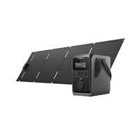 Estación de energía ECOFLOW Trail 300 DC con panel solar 60W, LFP 288Wh | Generador solar 300 W, carga rápida, 5 puertos de salida, entrada solar/vehículo, para camping, viajes, emergencias
