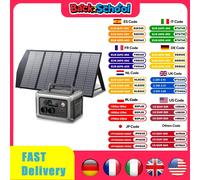 ALLPOWERS R600 Estación de energía portátil 600W 299Wh LiFePO4 Generador solar UPS Batería de Negro