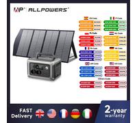 ALLPOWERS Estación de energía portátil R600, batería LiFeP04 de 299Wh con 2 salidas de CA de 600W Negro
