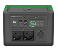 APC Schneider OffGrid Portable Power Station 300W, generador Solar Ligero de 332Wh con 2 Tomas de CA, Salida USB-C PD de 60W, Carga inalámbrica, luz LED para Camping al Aire Libre