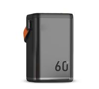 Estación De Energía Portátil De 36 W, Batería De Respaldo De Banco De Energía De Alta Capacidad De 60000 MAh, con 4 Salidas Y 2 Entradas, 4 Puertos USB, Carga Rápida PD QC 3.0, Puerto Tipo C(Gray)