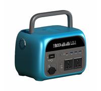 Estación de energía portátil de 600 W, generador solar de 592 Wh, banco de energía de respaldo de batería de litio con luz LED para el hogar y camping
