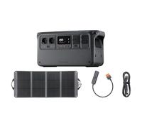 Estación de energía portátil DJI Power 1000, 1024 Wh generador solar con 1×paneles 120W, 1×controlador MPPT, para camping/caravanas, carga rápida 70 min, 2200W potencia estable.