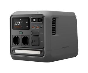 Estación de energía portátil DJI Power 1000 Mini, Batería LFP de 1008 WH | Tamaño compacto, Salida máxima de 1000 W, Recarga del 0 % al 80 % en 58 minutos, Cargador de coche integrado y MPPT