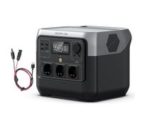 Estación de energía portátil ECOFLOW RIVER 2 Pro 768 Wh con cable XT60 | Batería LFP, carga rápida en 70 minutos, 3 tomas de CA de 800 W de potencia, Generador solar para aire libre, camping, viaje
