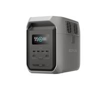 Estación de energía portátil EF ECOFLOW DELTA 3 1500, batería LiFePO4 de 1536 Wh, recarga completa en 1,5 horas, 1800 W (máximo 3600 W), generador solar para hogar, emergencia, caravanas, exterior