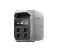 Estación de energía portátil EF ECOFLOW DELTA 3 Plus, batería LiFePO4 1024 Wh, carga completa en 56 minutos, generador solar de 1800 W para el hogar, apagones y acampadas al aire libre