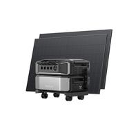 Estación de energía portátil EF ECOFLOW DELTA Pro Ultra con paneles solares rígidos de 400 W × 2, 12kWh y 6900 W de CA, batería LFP ampliable a 30 kWh, generador solar para uso doméstico