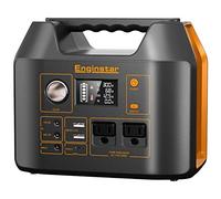 Estación de energía portátil EnginStar 300 W generador solar 110 V 296 Wh banco de energía, dos salidas de CA de onda sinusoidal pura 80000 mAh, paquete de batería de litio para acampar al aire última