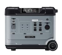 Estación de energía portátil OUKITEL P5000 Pro, batería LiFePO4 de 5120 Wh, salida de CA de 4000 W, control de temperatura inteligente P5000 Pro negro
