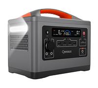 Estación de energía portátil Qeensun, generador solar de 537,6 Wh con onda sinusoidal pura, salidas de CA de 700 W para energía de emergencia, automóvil, campamento, hogar (panel solar opcional)