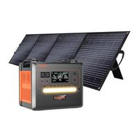 Estación de Energía Portátil SolarPlay Q2402M, 2304Wh Batería LiFeP04,100W USB-CSalida(14 puertos), Carga Completa Rápida 1.5H vía, Generador Solar para Exteriores, Camping, Emergencia (2500w+400w)