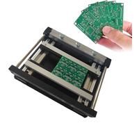 EstacióN de ImpresióN de Pantalla PequeñA,Mesa de ImpresióN de Pasta de Soldadura de Malla De Acero SMT,Impresora de Plantillas PCB con Grosor Ajustable,Mini Mesa de SerigrafíA Manual(Size:10*10cm)