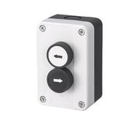 Estación de interruptores con pulsador momentáneo,IP65,con llave y botón de salida con autobloqueo,con prensaestopas,440 V,10 A,para abridores de portones automáticos (estilo 2)