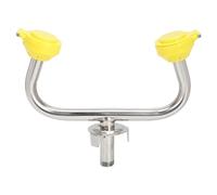 Estación de Lavado de Ojos de Emergencia Unidad de Primeros Auxilios portátil montada en la Pared y Compatible con Grifo para Laboratorios e instalaciones industriales -