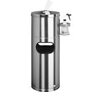 Estación de limpieza VAR, con dispensador de papel y soporte para botes