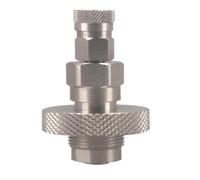 Estación de llenado de aire, recarga de cilindro de Gas, válvula de suministro de vástago DIN de acero inoxidable de 4500PSI, adaptador de llenado de Gas, accesorios for tanque de aire(G5-8-8mmFeMale)