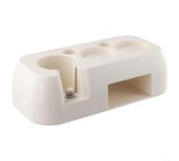 Estación de manipulación de espresso para portafiltros de 51 mm/54 mm/58 mm, altura ajustable, base de silicona antideslizante, textura ABS, limpieza simple, negro (blanco)