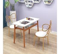 Estación de Mesa de manicura Elegante Funcional, Arte Moderno con Estante Abierto Profesional Nail Tech Workfor Salón de Belleza SPA Escritorio de Maquillaje de Madera con Juego de uñas y si