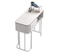 Estación de Mesa de manicura Elegante Funcional, uñas compactas Modernas, Escritorio de tecnología de uñas, salón de Madera SPA Nail Desk Trabajo de Belleza, Maquillaje para Vestir Nail Tech