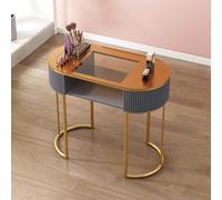 Estación de Mesa de manicura Escritorio Moderno para uñas con Almacenamiento y cajones de 3 Niveles, Trabajo Profesional para salón y SPA, Belleza Elegante para Servicios de uñas