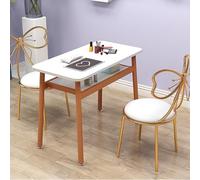 Estación de Mesa de manicura Modern Art Nail Tech Workwith Open Shelf Professional y Juego de sillas para salón de Belleza SPA Hogar y Tienda