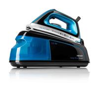HAEGER Centro de planchado White Steam - 2200W, 3,5 bar, Vapor 80 g/min, caldera plancha (Blue)