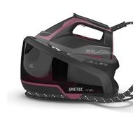 Imetec Onda P2, Centro de planchado, Suela Exclusiva a Ondas Patentada, 2400 W, golpe de Vapor 300 g, 3 Filtros Antical con Iones de Plata, Tecnologia No Stop Autonomía Ilimitada