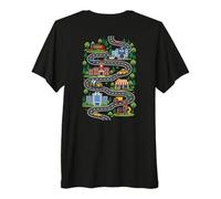 Estación de policía City Playmat Dad Back Kids Camiseta Premium
