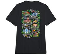 Estación de policía City Playmat Dad Back Kids Comfort Colors Adult Heavyweight T-Shirt