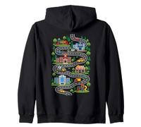 Estación de policía City Playmat Dad Back Kids Sudadera con Capucha