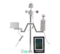 Estación de pronóstico del clima inalámbrico Instrumento de lluvia de velocidad de retroceso LCD para los entusiastas del clima
