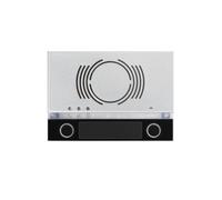 Estación de puerta de audio de 2 botones Alpha panel frontal negro Urmet 1168/1