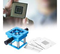 Estación de Reballing Mesa de Retrabajo de Bola Universal Liviana para Chip de Teléfono Móvil Aleación de Aluminio Azul