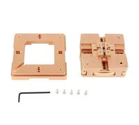 Estación de reembolso BGA, aleación de aluminio, centrado automático, compatible con plantillas de 80x80 mm y 90x90 mm: compilación liviana duradera, pinza de precisión rápida,