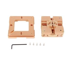 Estación de reembolso BGA, aleación de aluminio, centrado automático, compatible con plantillas de 80x80 mm y 90x90 mm: compilación liviana duradera, pinza de precisión rápida,