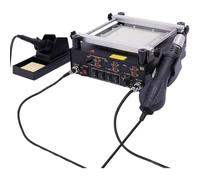 Estación de retrabajo de aire caliente de 1100 W, soldador 3 en 1 y precalentador IR para reparación y desoldadura de PCB, herramienta digital SMD, juego completo de retrabajo, eficiente y versátil