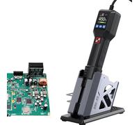 Estación de retrabajo de aire caliente, pistola de calor for soldar SAG-55, temperatura de 100-450 °C, ajuste de velocidad del viento de 20, for soldadura, reparación y manualidades.