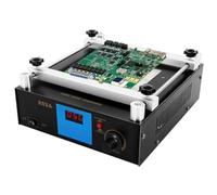 Estación de retrabajo de precalentamiento - Precalentador de PCB SMD de 600 W para retrabajo BGA, estación de precalentamiento digital IR para reparación de placa base