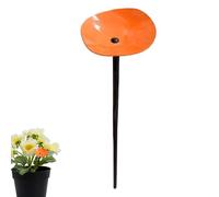 Estación de riego de abejas | Abeja en forma de flor de 30 cm | Herramienta de estación de riego de mieles de 50 g | Altura decorativa de metal y resina para balcón, patio trasero, granja, patio