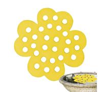 Estación de riego flotante de abejas, estaciones de agua de mariposa, baños de abejas de jardín, atrae e hidrata polinizadores, diseño resistente a la intemperie, 15 cm para patios traseros, patios