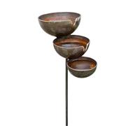 Estación de Riego para Abejas de Jardín | Baño de Aves Exterior | Captador De Agua De Lluvia con Estaca para Jardín | Espacios Exteriores Patios Terrazas Pabellones Céspedes Paisajes y Senderos