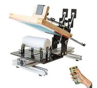 Estación de serigrafía manual, impresora de pantallas curvas, máquina de serigrafía cilíndrica ajustable para Φ1,3-27 cm, para botellas cilíndricas de 250 mm de altura