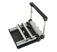 EstacióN de SerigrafíA Manual PequeñA con Grosor Ajustable,Mesa de ImpresióN de Pasta de Soldadura de Malla de Acero SMT,para ProduccióN y Desarrollo de Productos SMT de PequeñO y Median(Size:20*20cm)