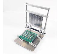 Estación De Serigrafía SMT, Mesa De Impresión De Pasta De Soldadura con Malla De Acero para PCB, Grosor Ajustable, Área Máxima De Impresión 170 Mm X 170 Mm, para El Montaje De PCB